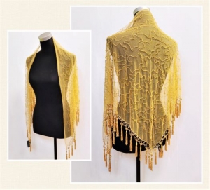 Beaded shawl 02-424B